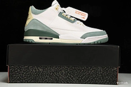 Air GREEN WHITE “ 3 Jordan DT8532-130 0826